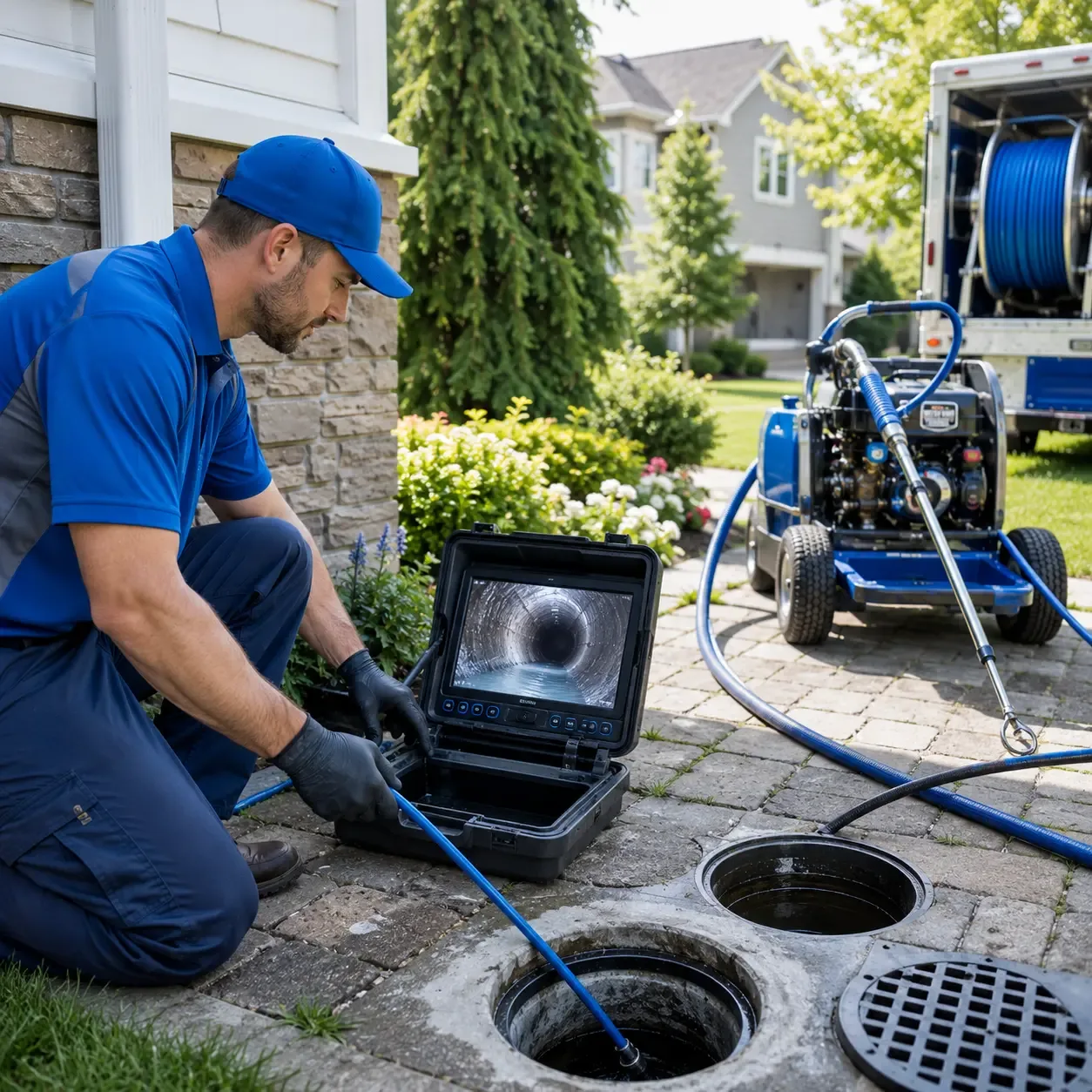 Outdoor drain cleaning professionals serving Colorado City, TX